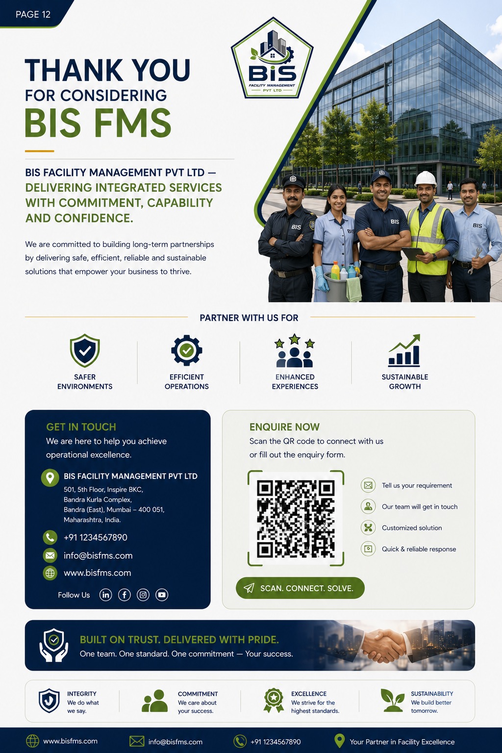 BIS FMS contact information